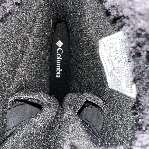 COLUMBIA WOMEN'S ICE MAIDEN II BLACK/COLUMBIA BOOTS SIZE: 5.5 (BL1581-011) - Picture 9 of 13
